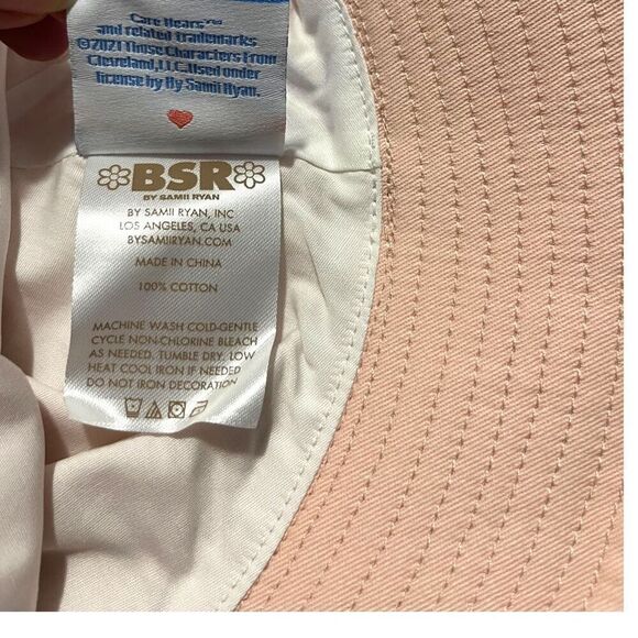 NWT By Samii Ryan BSR Care Bears Funshine Bucket Hat Light Pink OS - Picture 6 of 6